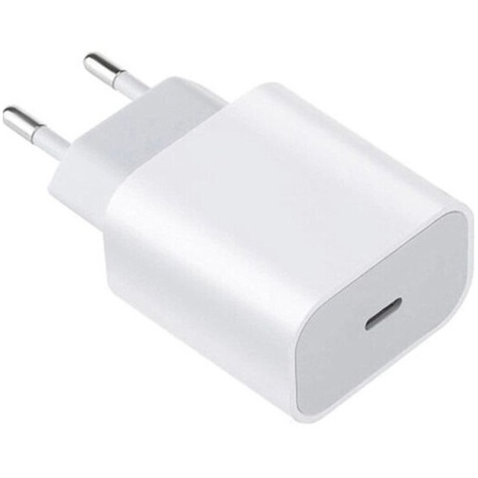 Мережевий зарядний пристрій Xiaomi (20W) USB-C, PD, QC (BHR4927GL), white
