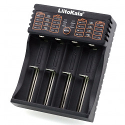 LiitoKala Lii-402 Charger Ni-Mh, Li-ion, Ni-CD, LiFePO4 batteries with PowerBank function