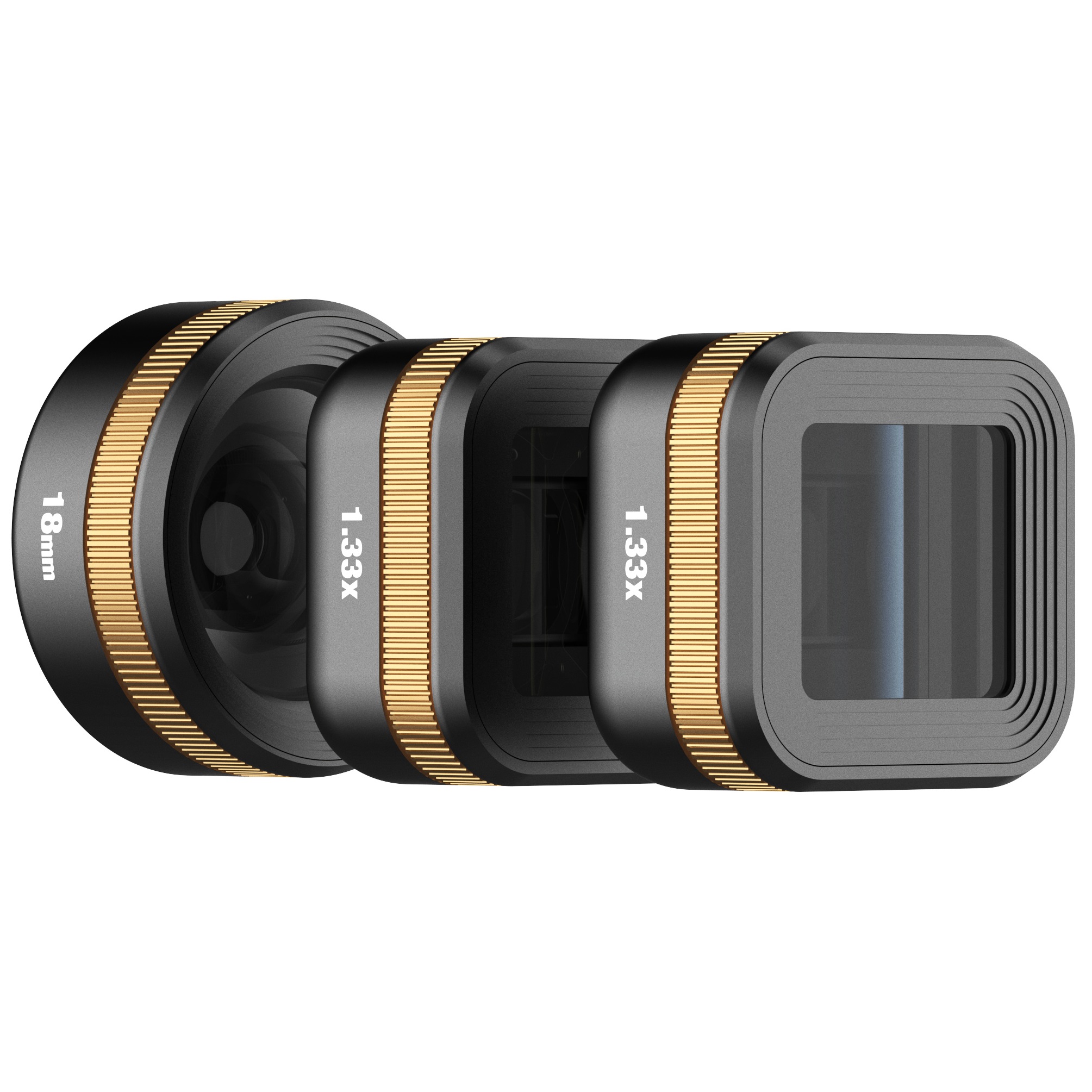 Объективы широкоугольный и 2x анаморфота PolarPro Lens для чехла LiteChaser iPhone 13 Pro/13 Pro MAX