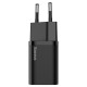 Зарядное устройство Baseus 20W Super Si USB-C (CCSUP-B01, CCSUP-B01), черное общий план_1