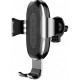 Baseus Wireless Charger Gravity Car Mount (WXYL-01, WXYL-0S), silver close-up