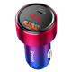 Baseus Magic Series Dual Digital Display QC 45W Red (CCMLC20A-09) Car Charger, view from above