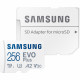 Карта памяти Samsung EVO PLUS V3 A2 microSDXC 256GB UHS-I U3, с адаптером