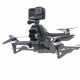 Sunnylife Second Camera and Accessories Mount to the DJI FPV from the Top, with camera