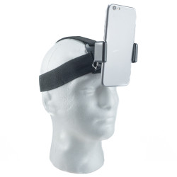 Head mount for phone vertical