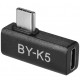 Адаптер Boya BY-K5 (USB Type-C мама – USB Type-C папа), крупный план_1