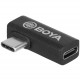 Адаптер Boya BY-K5 (USB Type-C мама – USB Type-C папа), крупный план_2