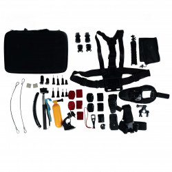 AC Prof 50-in-1 accessory set in large action camera case