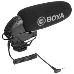 Суперкардиодный направленный микрофон пушка Boya BY-BM3032