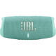 JBL Charge 5 Portable Bluetooth Speaker, Teal frontal view