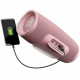 JBL Charge 4 Portable Bluetooth Speaker, Pink connectors