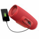 JBL Charge 4 Portable Bluetooth Speaker, Red connectors