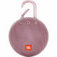 JBL Clip 3 Portable Bluetooth Speaker, Dusty Pink frontal view