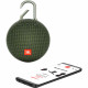 JBL Clip 3 Portable Bluetooth Speaker, Forest Green overall plan