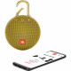 JBL Clip 3 Portable Bluetooth Speaker, Mustard Yellow overall plan