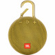 JBL Clip 3 Portable Bluetooth Speaker, Mustard Yellow frontal view
