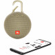 JBL Clip 3 Portable Bluetooth Speaker, Desert Sand overall plan