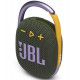 JBL Clip 4 Portable Bluetooth Speaker, Green close-up