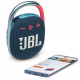 JBL Clip 4 Portable Bluetooth Speaker, Blue Pink overall plan