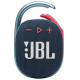 JBL Clip 4 Portable Bluetooth Speaker, Blue Pink frontal view