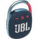 JBL Clip 4 Portable Bluetooth Speaker, Blue Pink