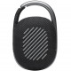 JBL Clip 4 Portable Bluetooth Speaker, Black back view