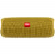 JBL Flip 5 Portable Bluetooth Speaker, Mustard Yellow Frontal view