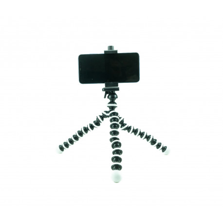 Гибкий штатив - осьминог (размер M) с держателем для телефона в толстом чехле, зажим для смартфона_3