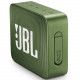 JBL GO2 Portable Bluetooth Speaker, Moss Green close-up