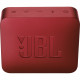 Портативная акустика JBL GO2, Ruby Red вид сверху