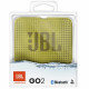 JBL GO2 Portable Bluetooth Speaker, Lemonade Yellow packaged