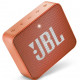 JBL GO2 Portable Bluetooth Speaker, Coral Orange