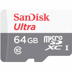 Карта памяти SanDisk Ultra MicroSDXC UHS-I Сlass 10 64Gb