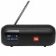 JBL Tuner 2 speaker system with built-in FM receiver, Black frontal view