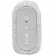 JBL GO3 Portable Bluetooth Speaker, White side view