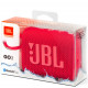 JBL GO3 Portable Bluetooth Speaker, Red packaged