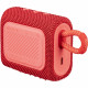 JBL GO3 Portable Bluetooth Speaker, Red back view