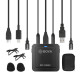 BOYA BY-DM20 2-Person Recording Kit with Lavalier Mics for Smartphone, set