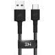 Кабель ZMI Braided USB Type-A - USB Type-C, 2 м, Black