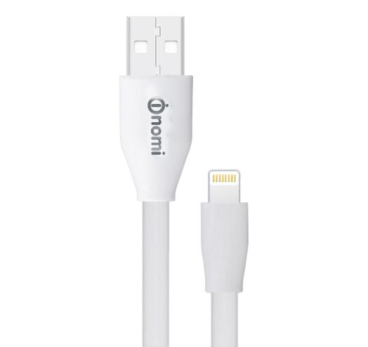 Кабель Nomi DCF 015i Lightning - USB Type-A white, 0,15 м, главный вид