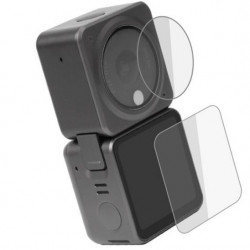 Sunnylife protective glass for DJI Action 2 Power Combo display and lens