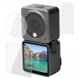 Sunnylife protective glass for DJI Action 2 Dual-Screen Combo displays and lens