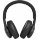 JBL Live 660NC Wireless Over-Ear Headphones, Black frontal view