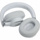 JBL Live 660NC Wireless Over-Ear Headphones, White folded
