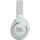 JBL Live 660NC Wireless Over-Ear Headphones, White side view