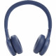 JBL Live 460NC Wireless On-Ear Headphones, Blue frontal view