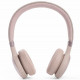 JBL Live 460NC Wireless On-Ear Headphones, Rose frontal view