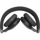 JBL Live 400BT Wireless On-Ear Headphones, Black folded