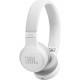 JBL Live 400BT Wireless On-Ear Headphones, White