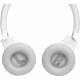 JBL Live 400BT Wireless On-Ear Headphones, White close-up